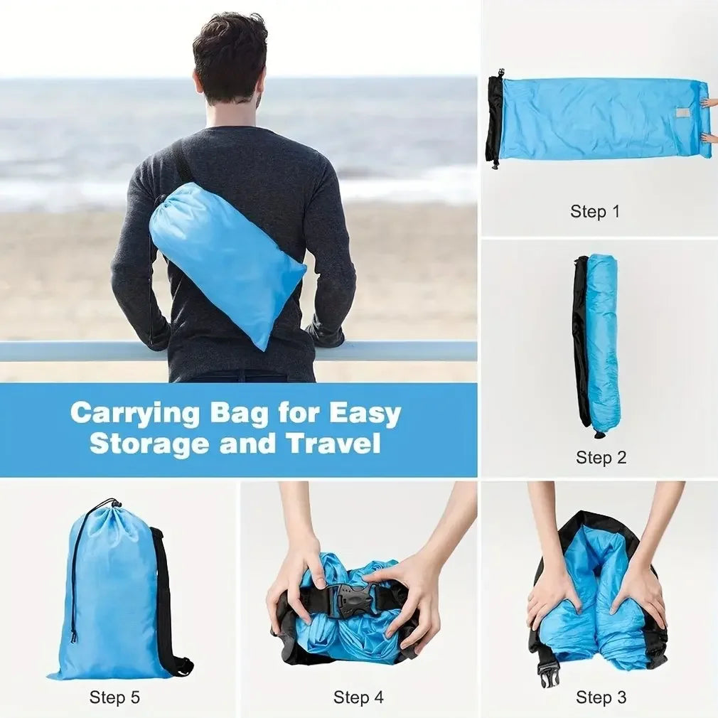 Prijenosni vanjski napuhavajući ležaljka za sjedenje