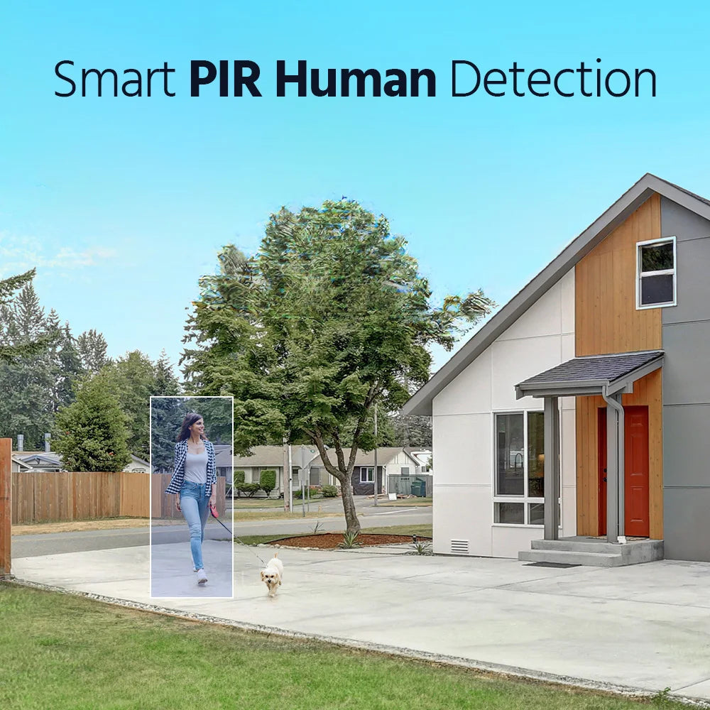 4CH Wireless Security Camera System with 7 Inch Monitor and 2 Solar PTZ Cameras
