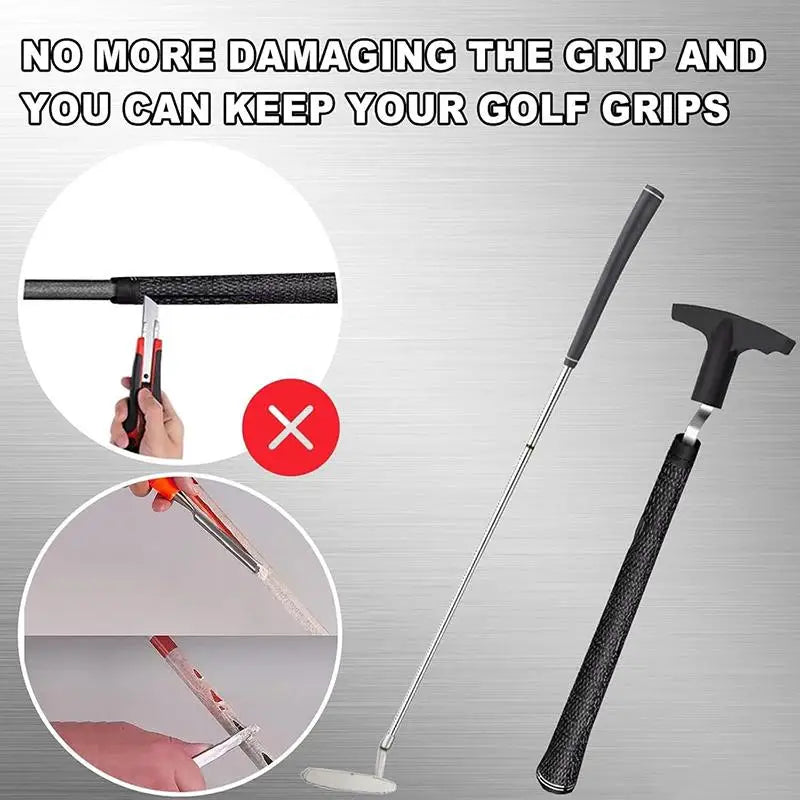 Herramienta para quitar el agarre del palo de golf - 370 mm