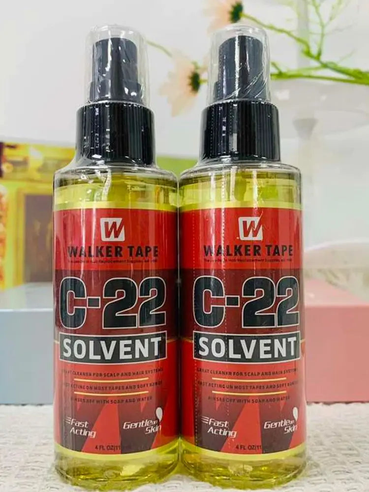 C-22/bottle Solvent Spray Remover for Lace Wigs Toupee Adhesive Removers Wig Glue Remover for Tape Hair Extensions