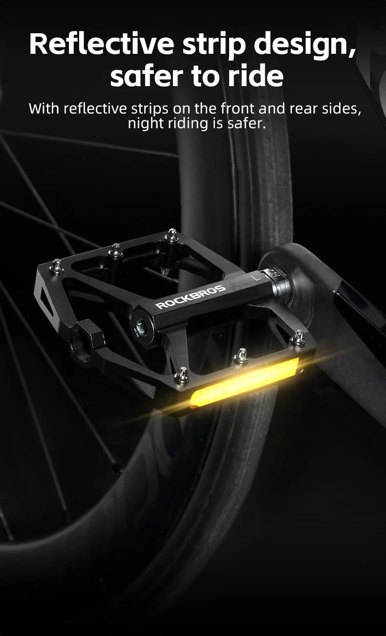 Aluminum Alloy Bicycle Pedals for MTB and Road Riding
