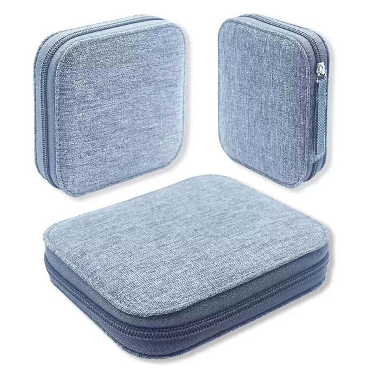 86-Piece Home Sewing Repair Kit, Grey Case