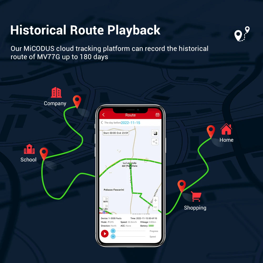 4G GPS Tracker Mini MiCODUS MV77G Cigarette Lighter Vehicle GPS Tracking Wireless Car Charger SOS Fast Charging Voice Monitor