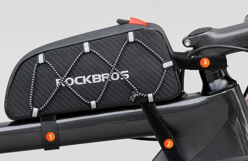 Waterproof Bike Frame Bag 1L Ultralight Front Tube Storage