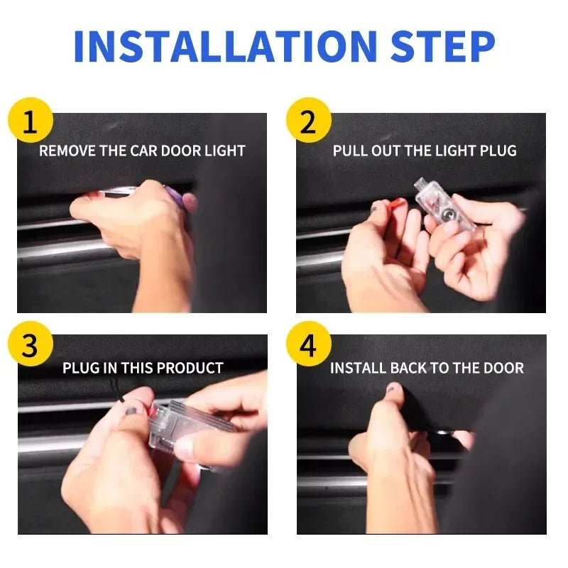 BMW LED Welcome Door Projector Lights for 1 3 5 6 7 X Series