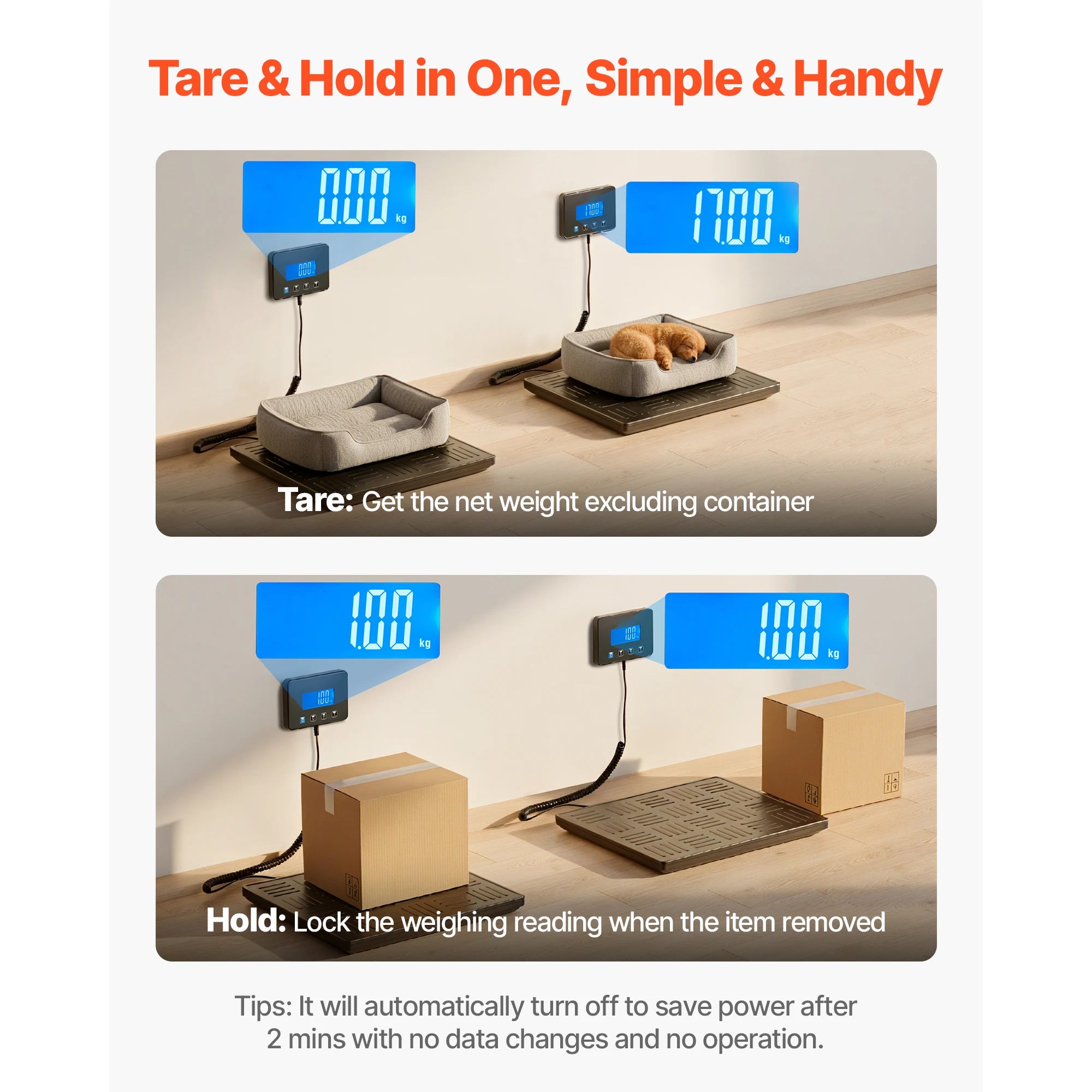 660 lb Digital Postal Scale with Dual Accuracy & Detachable Display