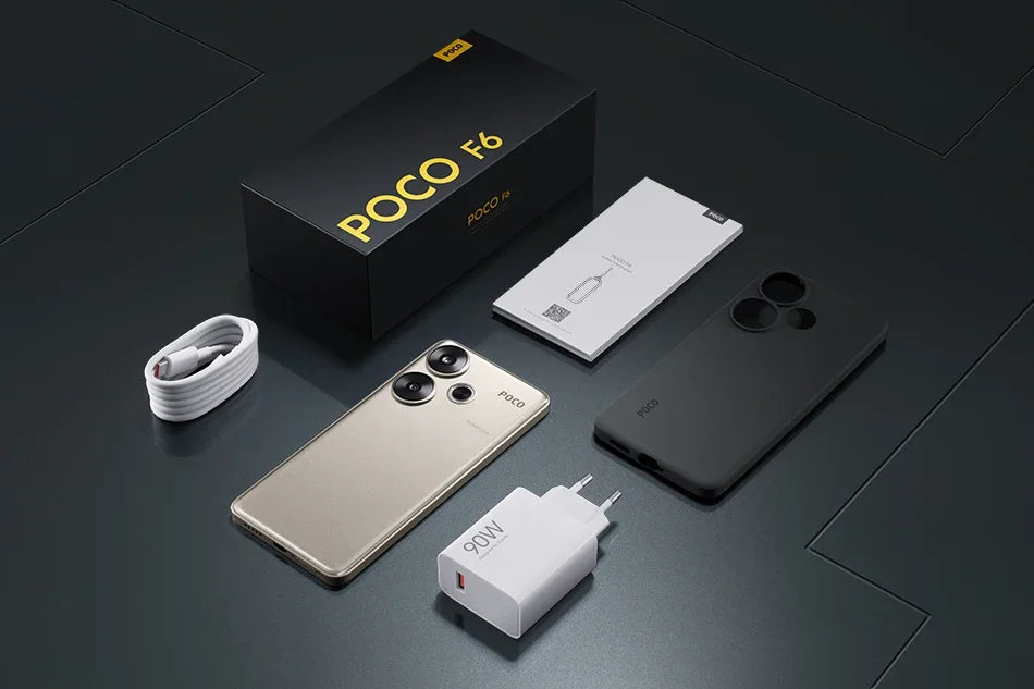 Xiaomi POCO F6 5G 8GB/256GB 12GB/512GB NFC EU nabíječka Globální verze mobilního telefonu