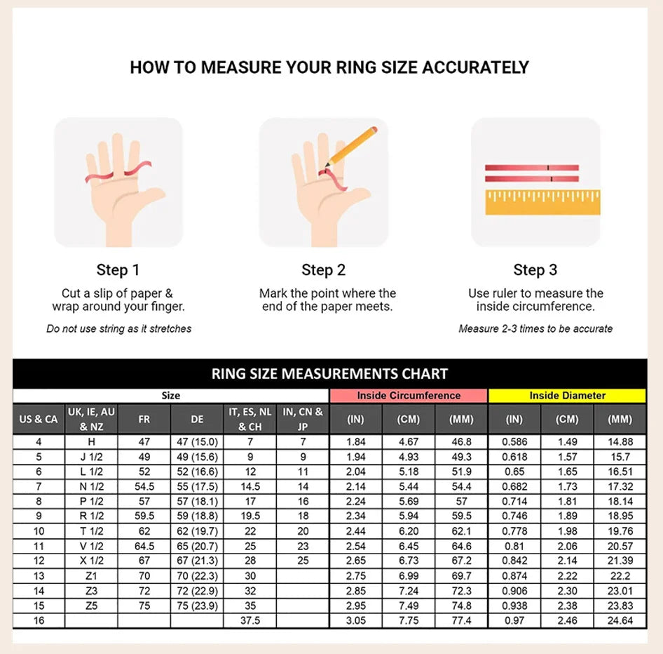 Stainless Steel Interlocked Triple Ring for Women