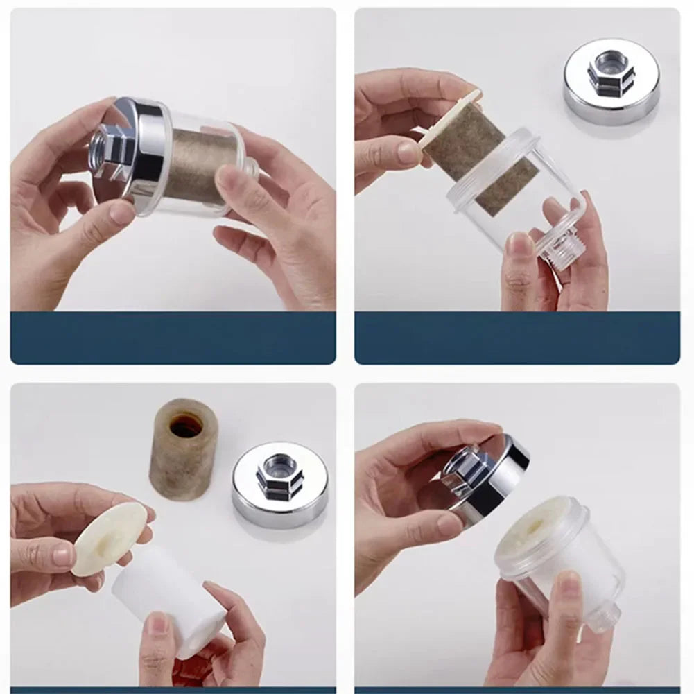 Inline Shower Sediment Filter with PP Cartridge Options