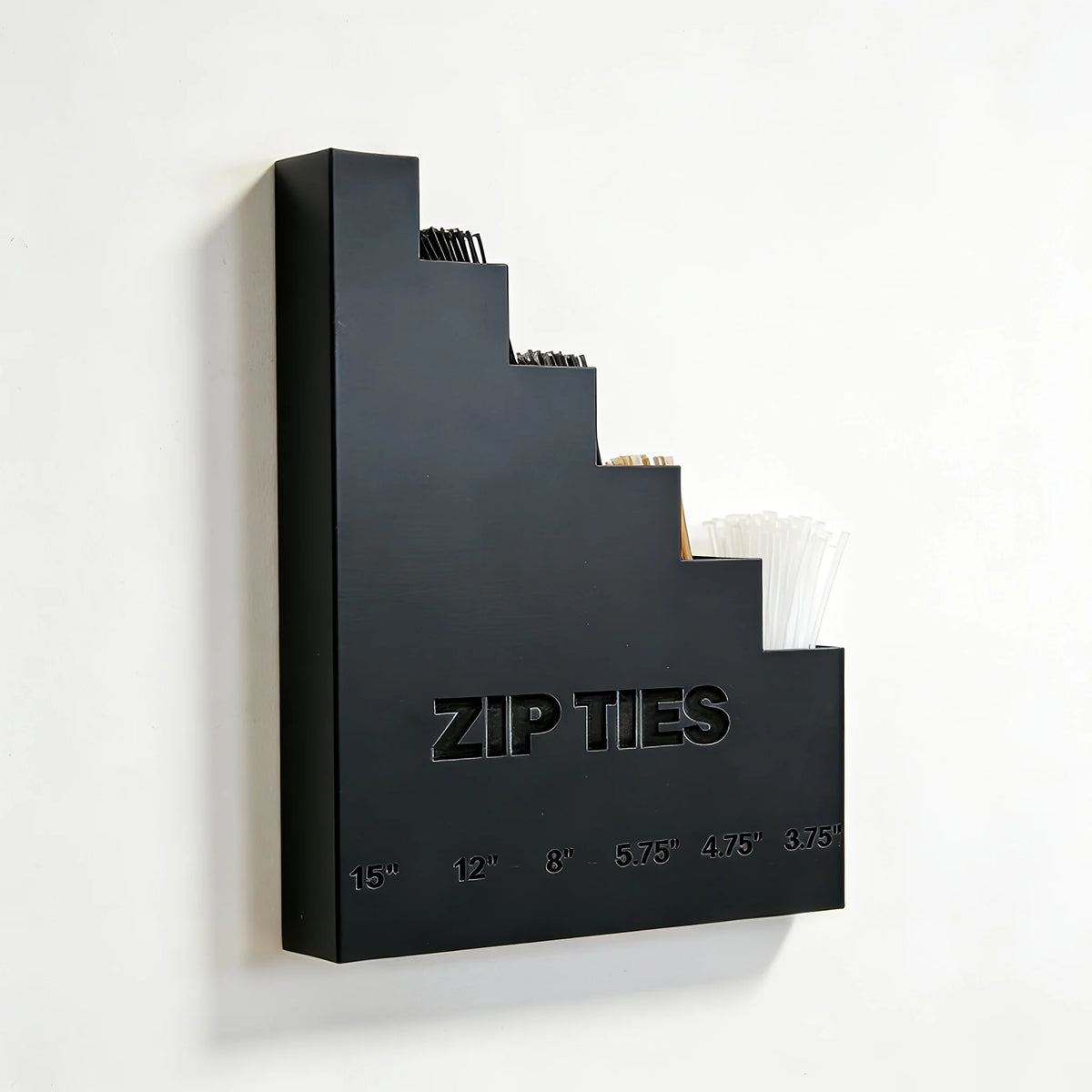 Wall-Mounted Cable Tie Organizer