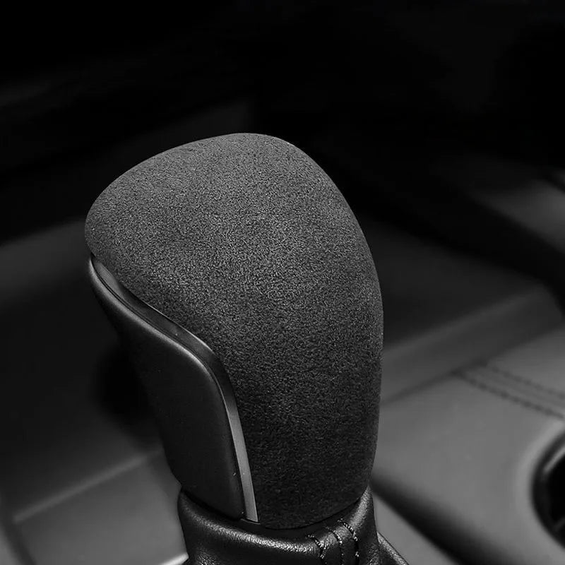 Pre Toyota Corolla 2019-2024 Auto interiérové doplnky semišové kožené gombík reverz Cover páčka radiacej polohy, ovládanie, lišta, horná výstelka