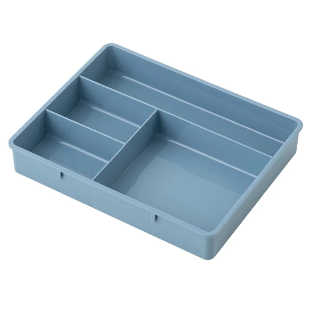 Four-Grid Drawer Organiser, 20 × 15.5 × 3 cm, PP Tray