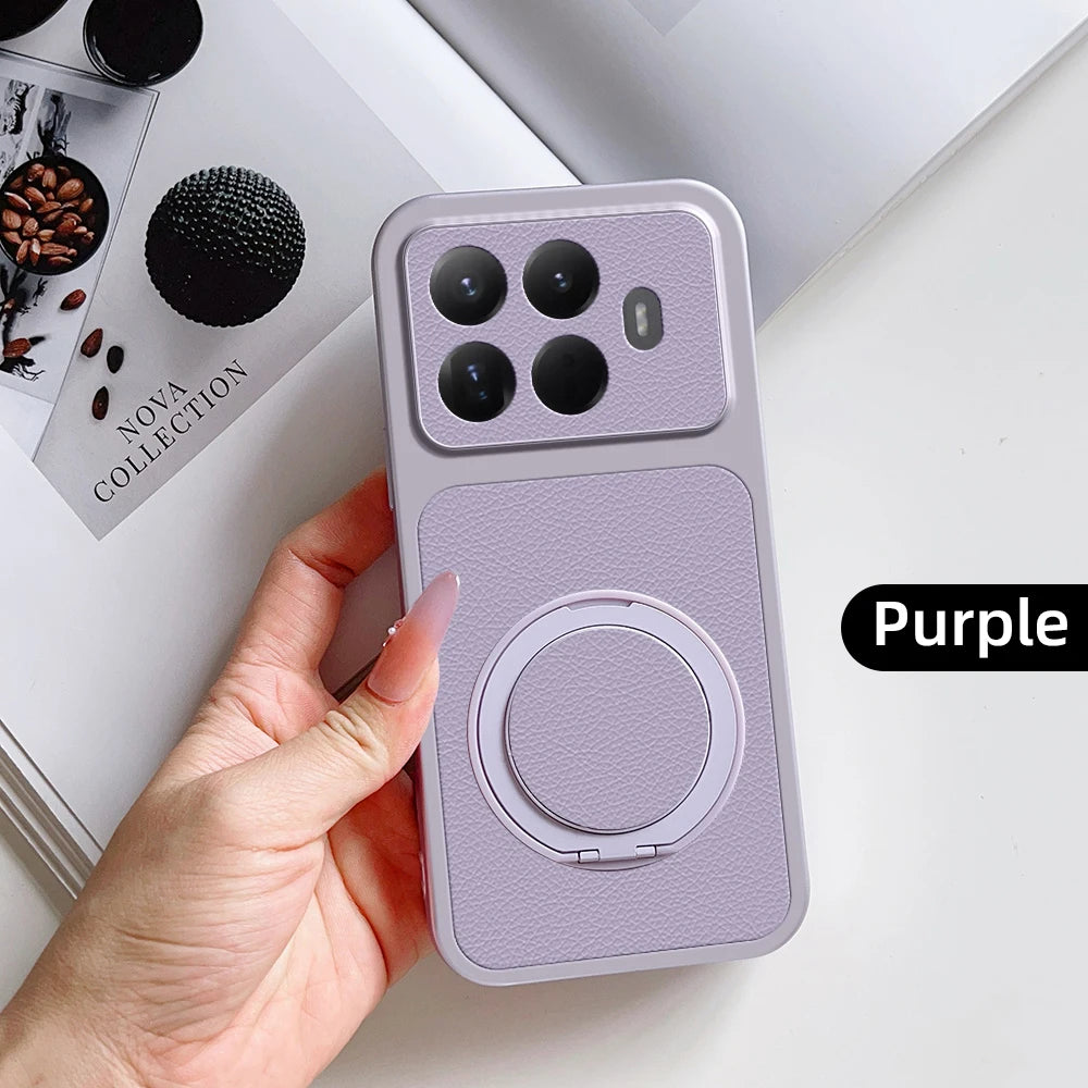 Hoescase met draaibare magnetische standaard voor geselecteerde Xiaomi-telefoons