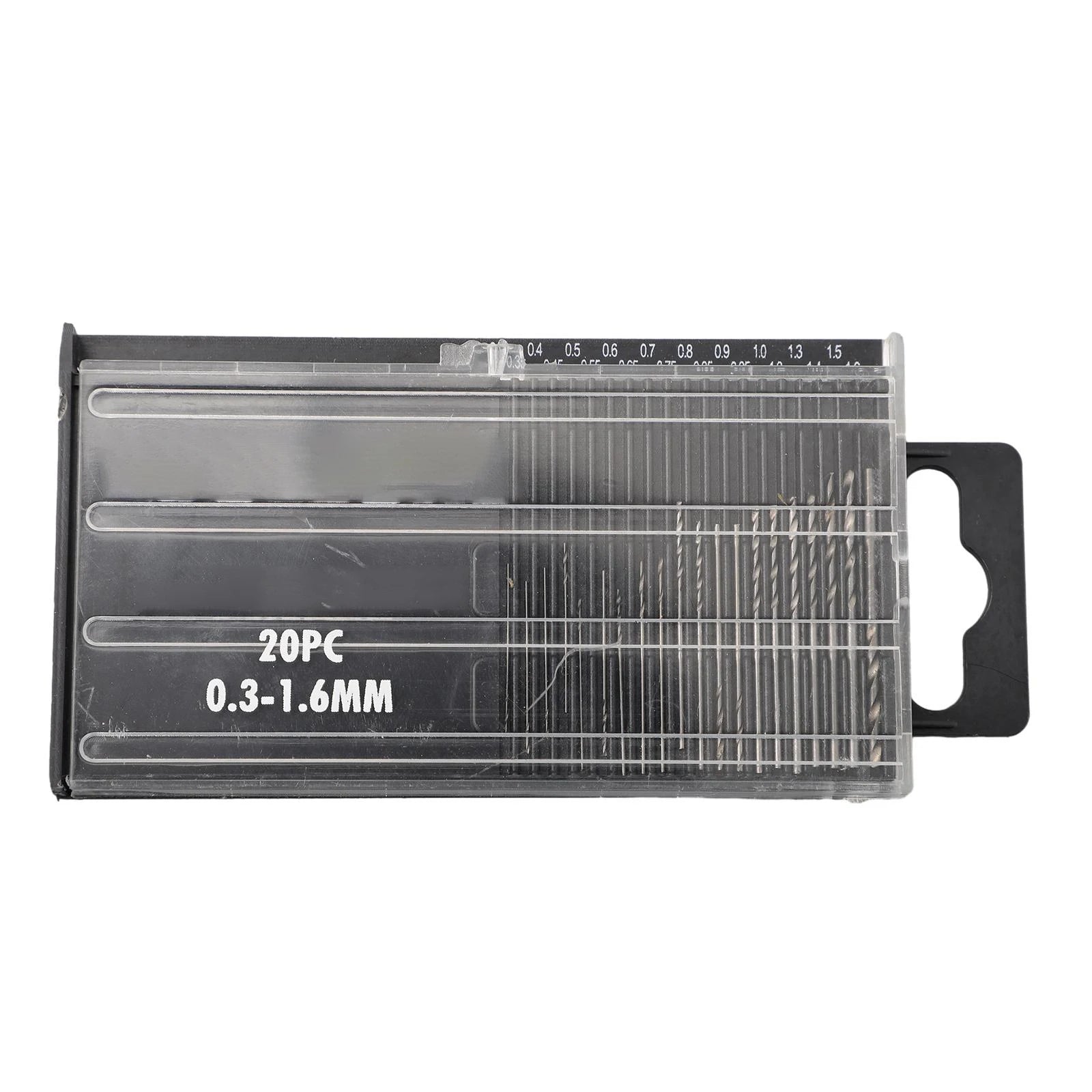 20Pcs Drill Bits For Precision Crafts Jewellery Watch Repair Model Making Hobby Work Electronics 0.3mm-1.6mm Mini HSS Spiral Dri