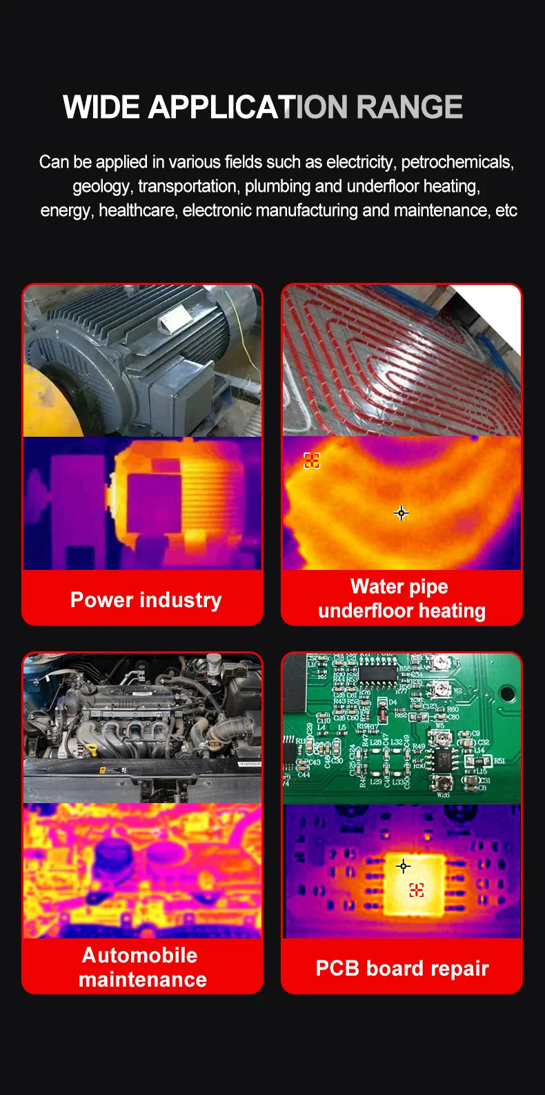TOOLTOP ET14C Thermal Imaging Camera for PCB and Home Appliance Testing