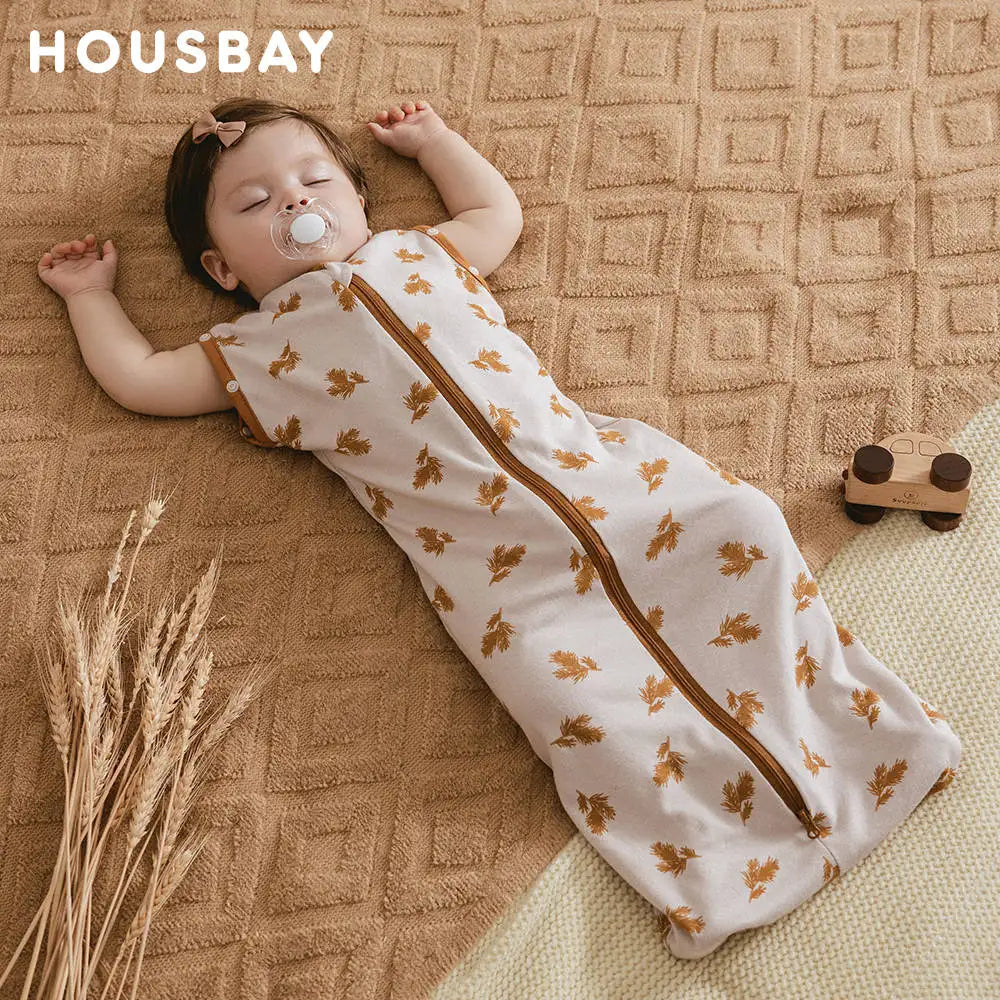 Baby Sleeping Bag Newborn Swaddle Thin Cotton Sack