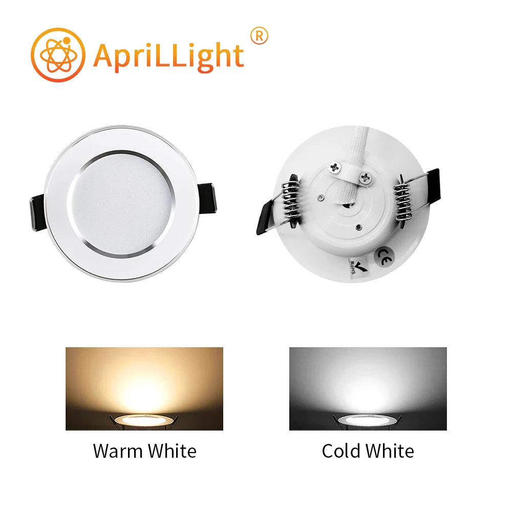 Recessed LED Downlight, White and Three-Colour Options