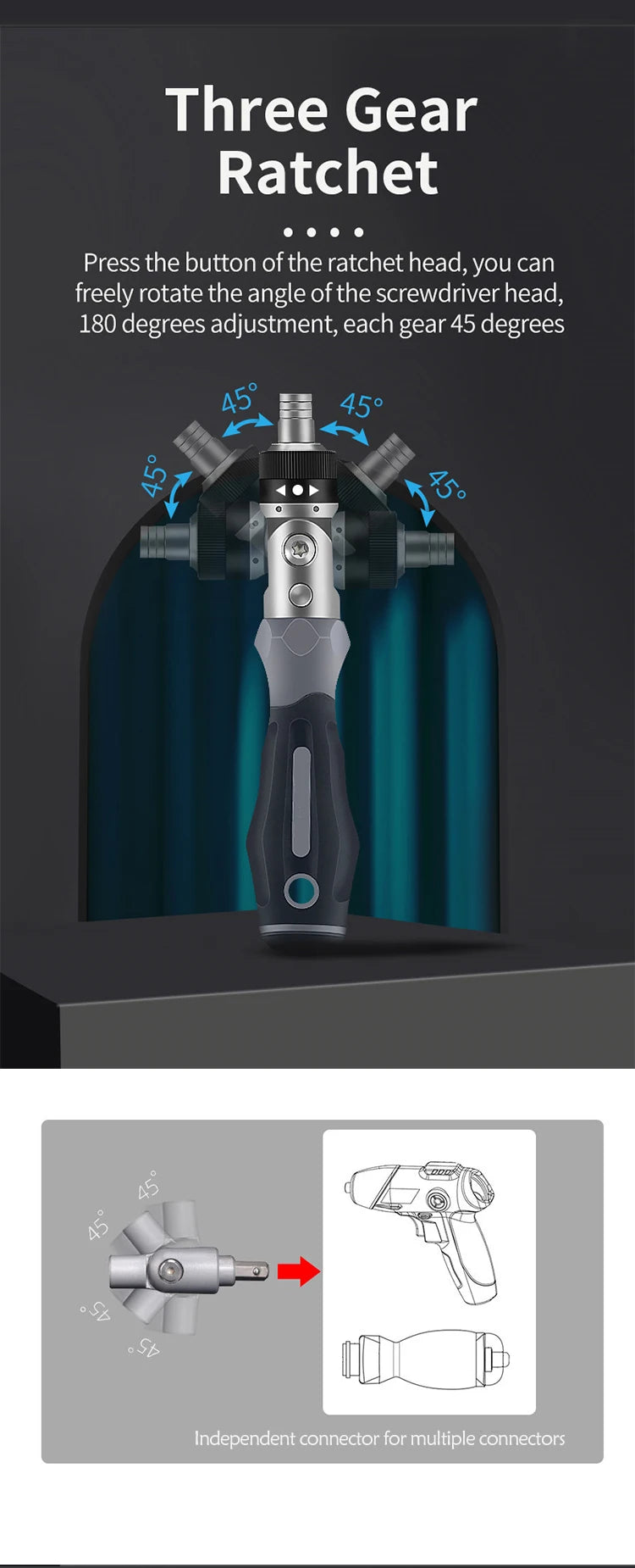 Magnetic Ratchet Screwdriver Kit - Set Options