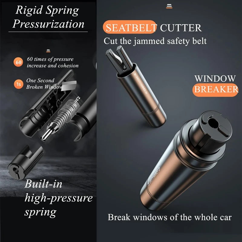 2 in 1 Car Emergency Hammer and Seat Belt Cutter