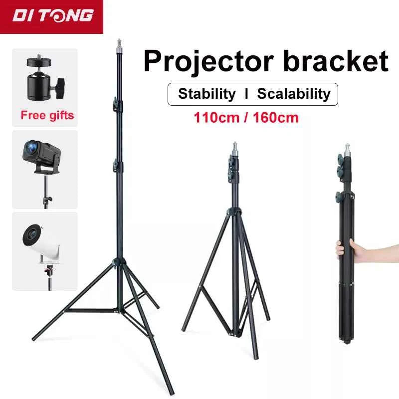 DITONG 110/160cm Universal Portable Bracket for magcubic HY300 pro Projector Tripod Stand Mount for magcubic HY320mini projector