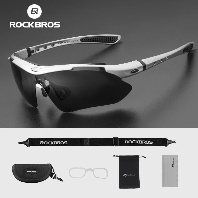 Polarized Photochromic Cycling Sunglasses with UV Protection