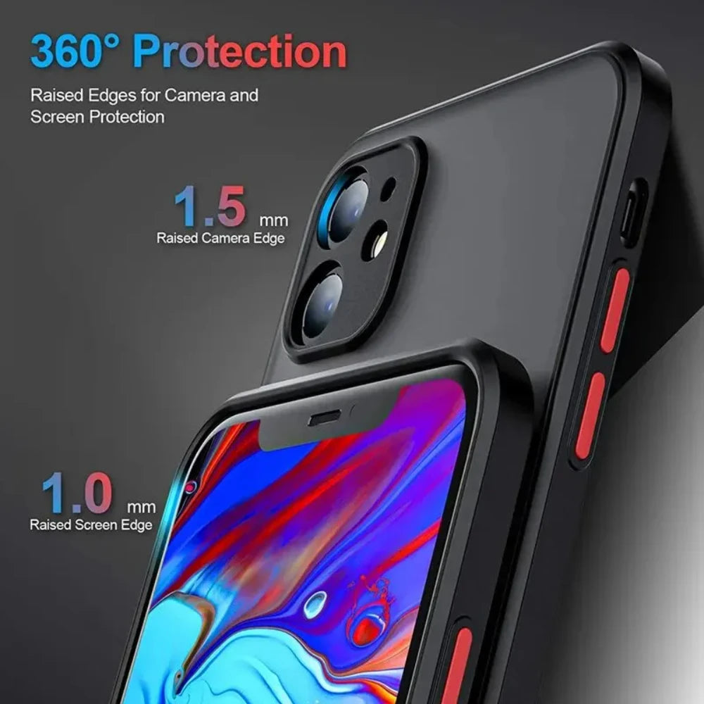 Coque de téléphone mate pour certains modèles d'iPhone