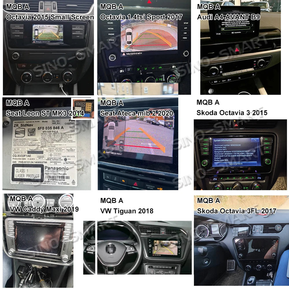 Dynamic Trajectory Reverse Camera for MQB Vehicles