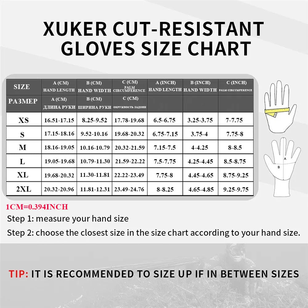 3 mm Neoprene Diving Gloves with Kevlar and Rubber Palm Grip