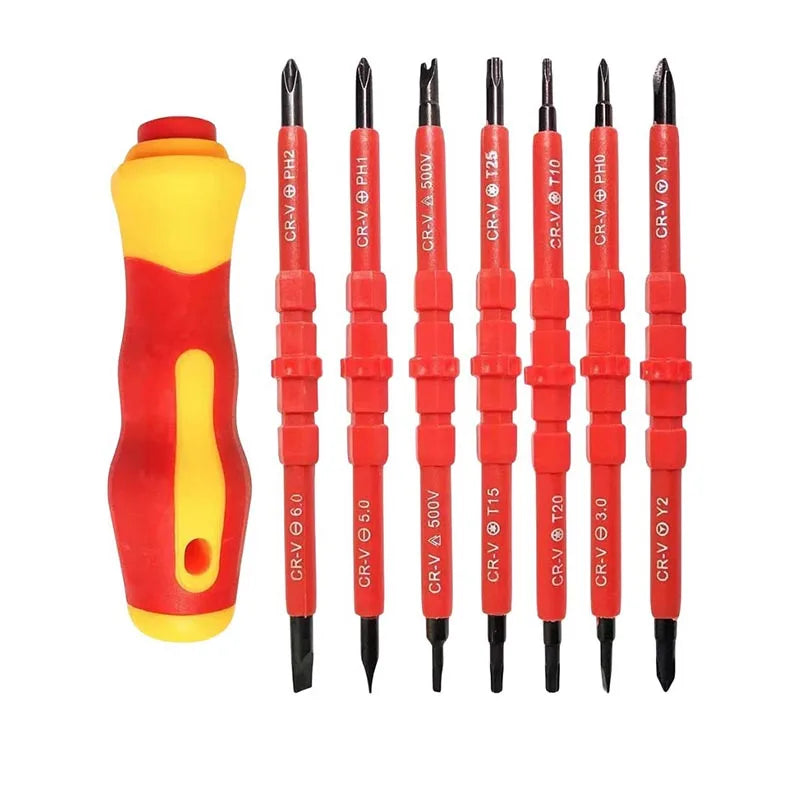 Interchangeable Screwdriver and Bit Set