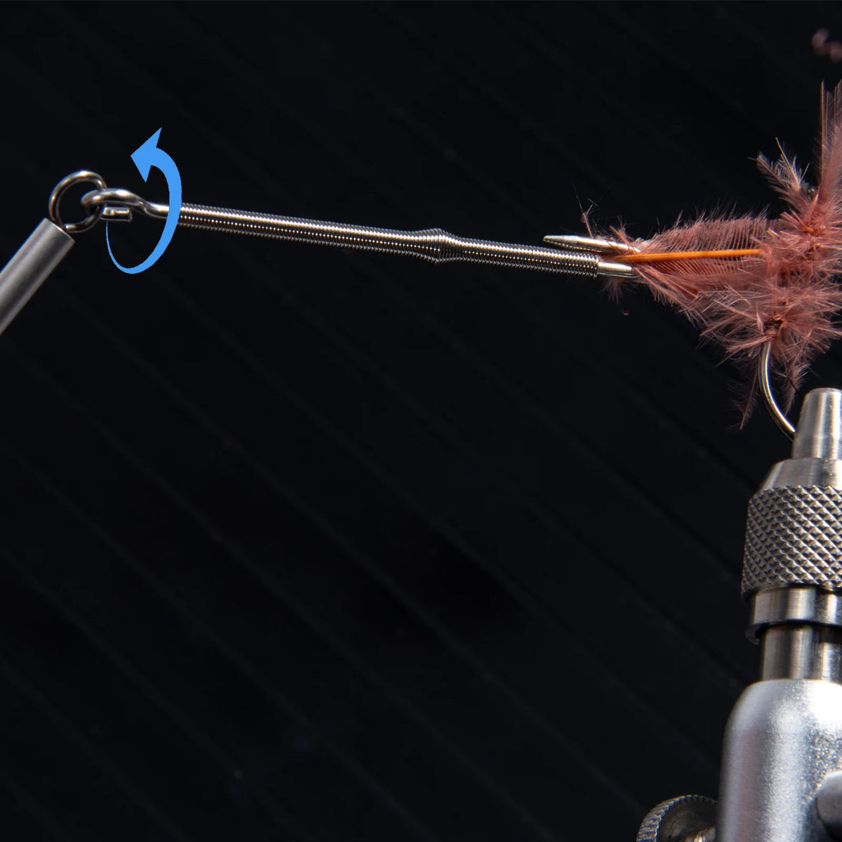 Rotating Hackle Pliers for Fly Tying