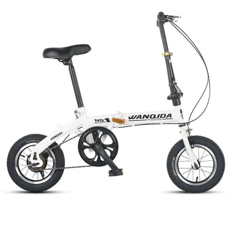 12" Mini Opvouwbare Fiets met Schijfremmen – Compacte Stadsfiets