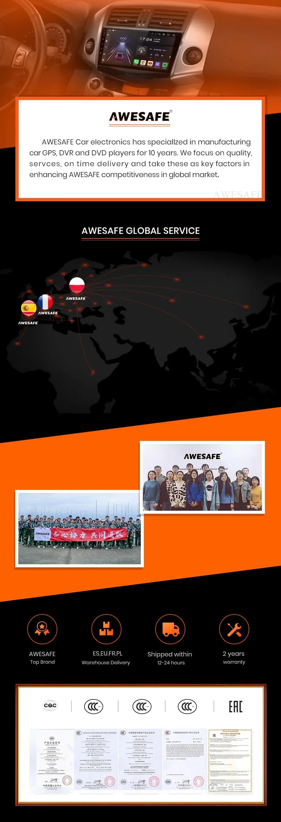 AWESAFE PX9 autorádio pre Renault Clio 4