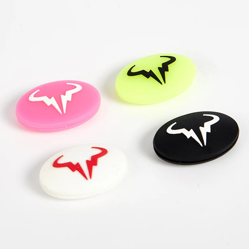 5pcs Tennis Cartoon Racket Shock Absorber Vibration Dampeners Silicone Durable Tennis Accessories