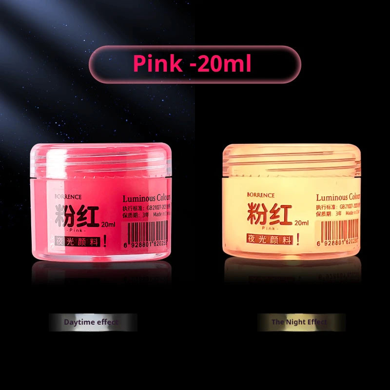 Glow-in-the-dark Pigment 20ml Fluorescent Acrylic Pigment