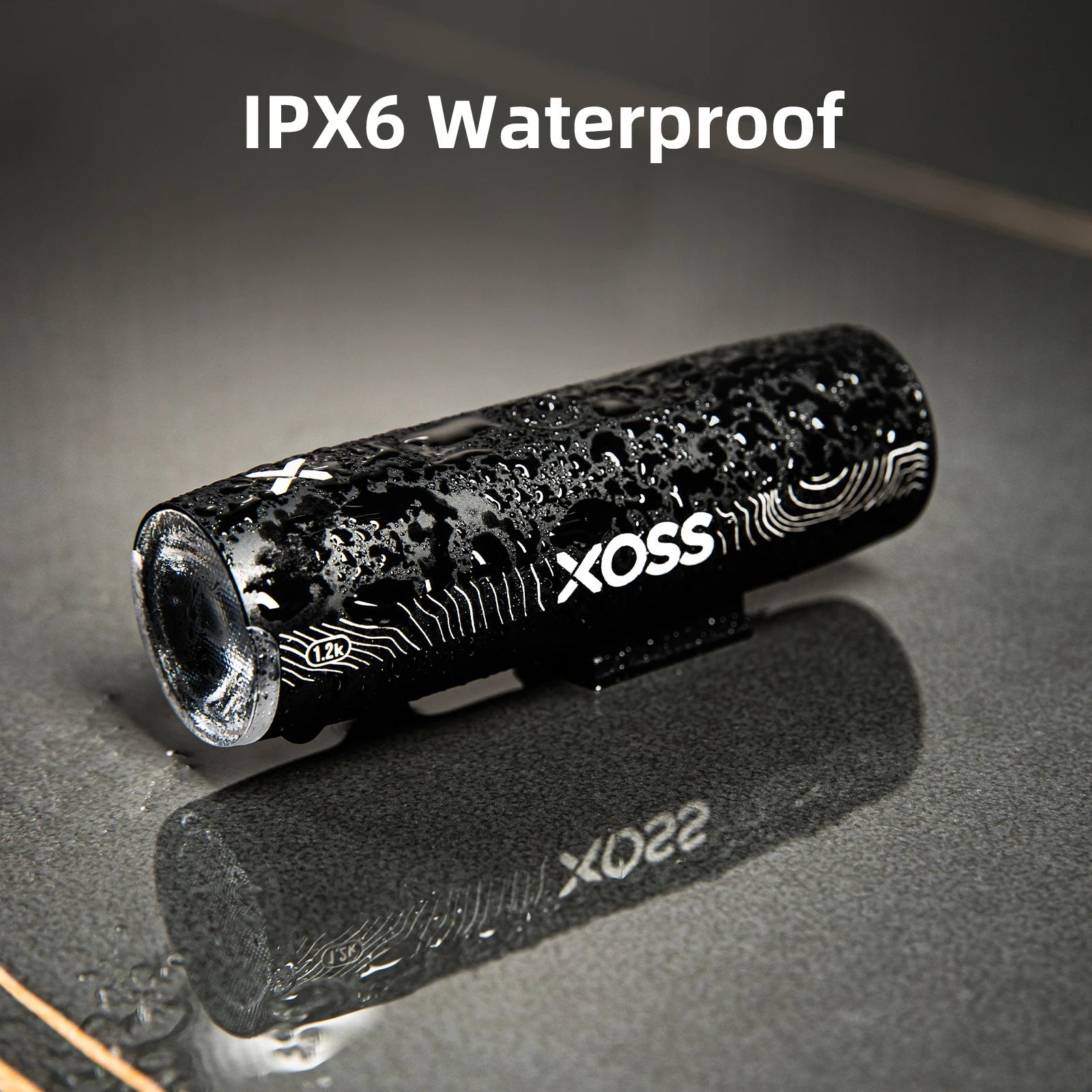 XOSS XL1200 Headlight 200-1200 Lm Bike Light Waterproof Rechargeable Front Lamp Bicycle Light Aluminum Ultralight Flashlight