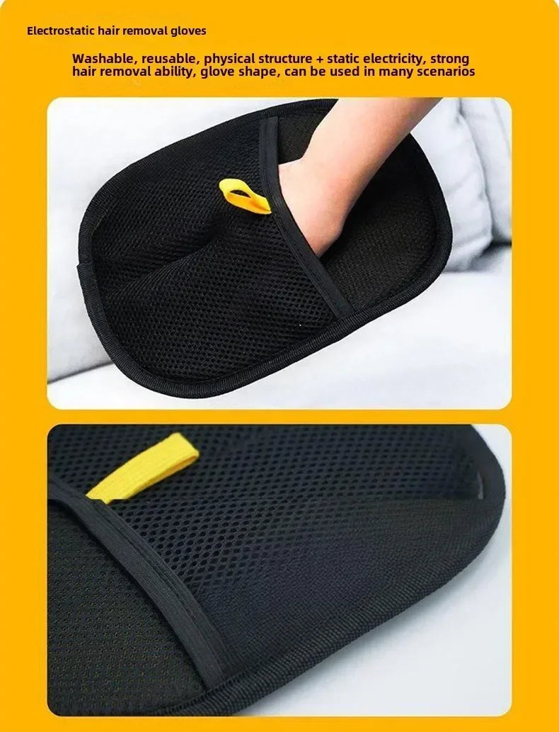 Efficient Pet Hair Cleaning Gloves Depilation Brushing Tools For Dog Cat Grooming Soft Brush Removes Hair From Sofa Carpet