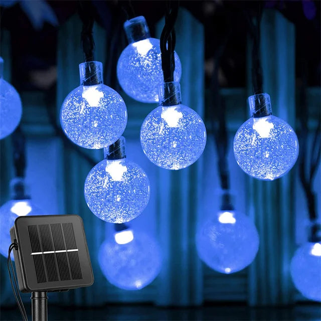 Solar Globe String Lights - Length and Colour Options