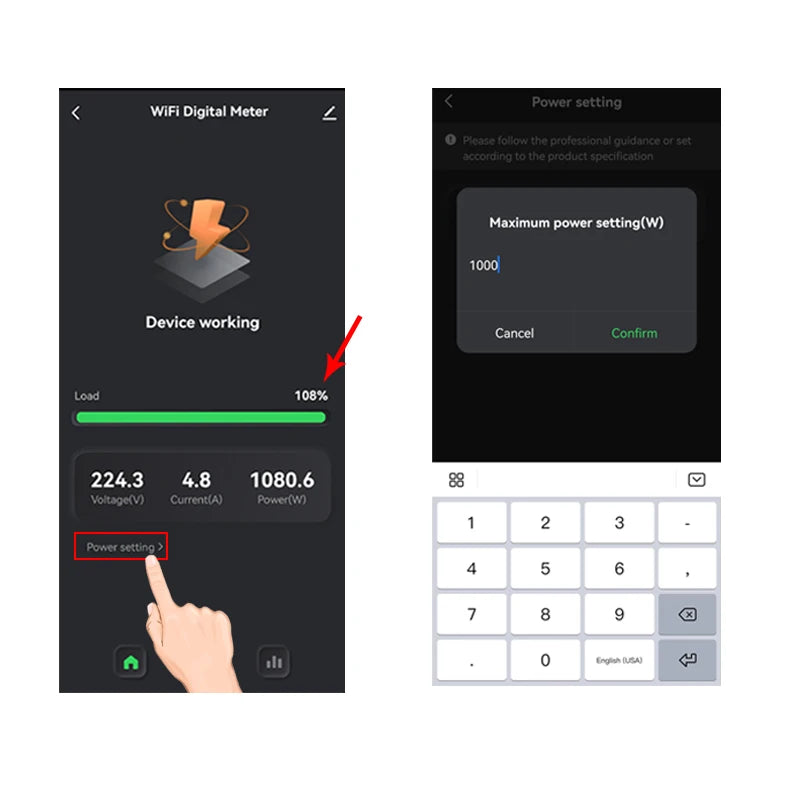 80 A Wi-Fi Energy Meter with CT Clamp