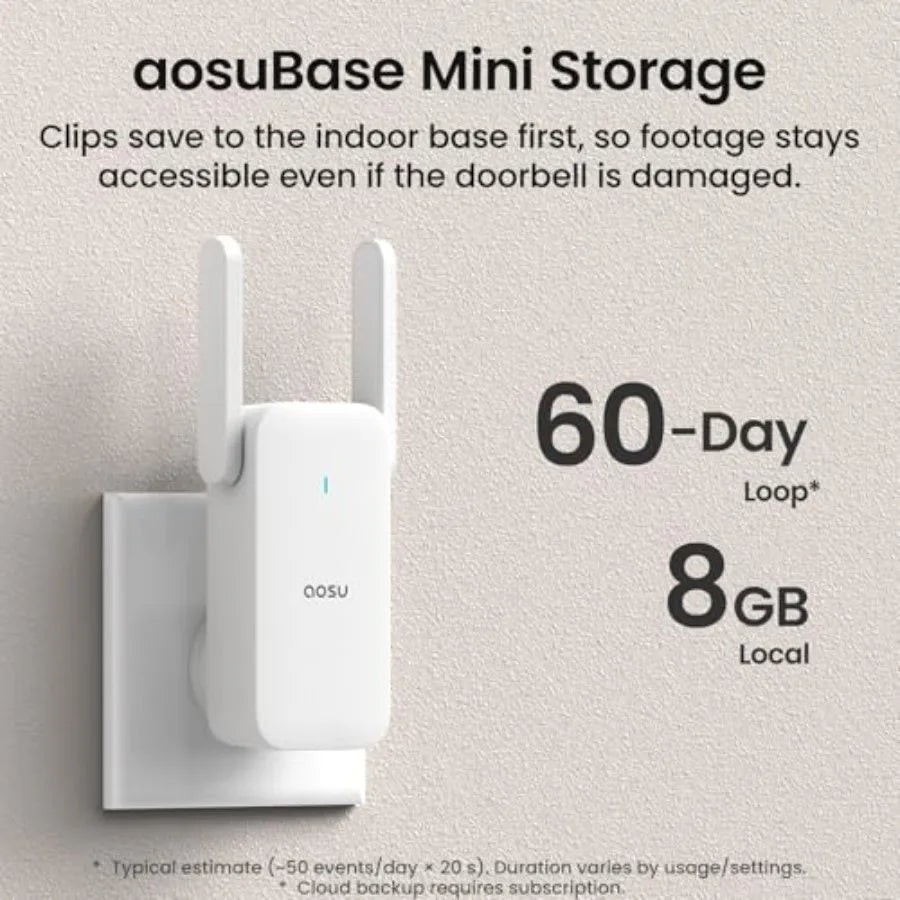 Wireless Doorbell Camera with 5MP Ultra HD and Motion Detection