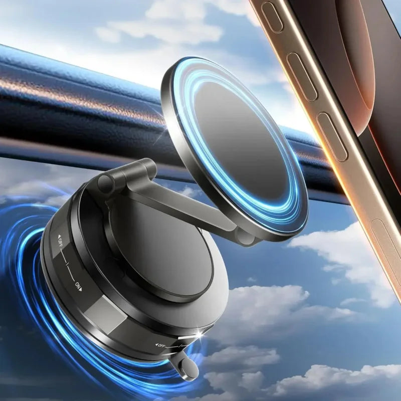 Support magnétique rotatif pour téléphone de voiture