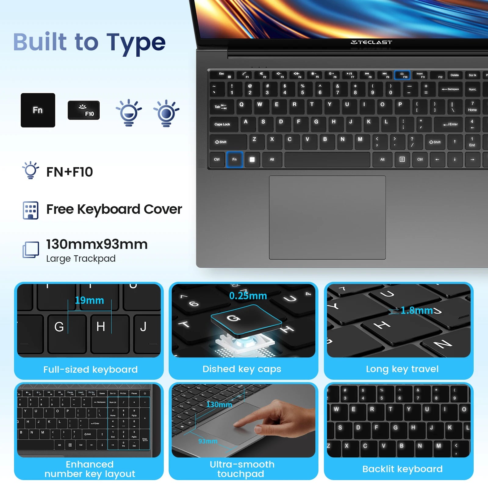 Teclast F17Plus Laptop 17.3 ίντσες