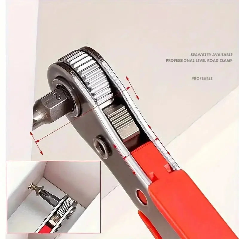 Five-Position Reversible Ratchet Screwdriver