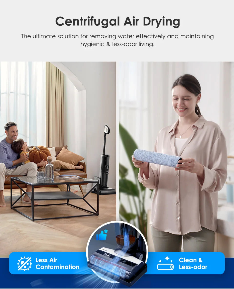 Tineco Floor One S6 Ασύρματο Σκούπα Υγρής και Ξηρής Καθαριότητας