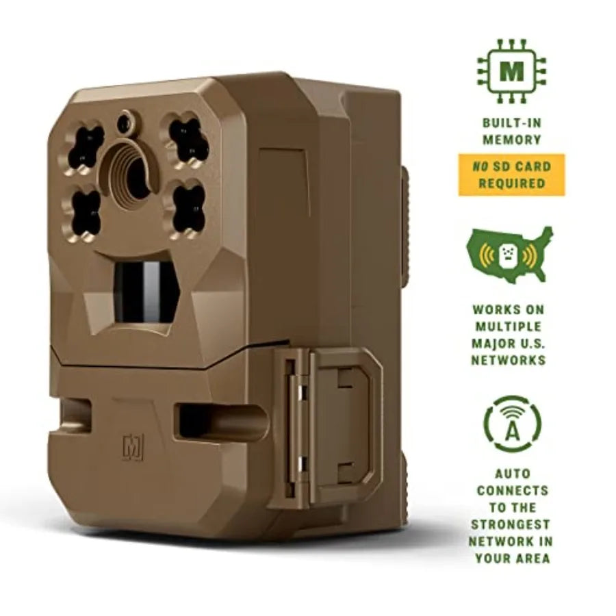 4G LTE Trail Camera for Wildlife Monitoring, Rugged ABS Body