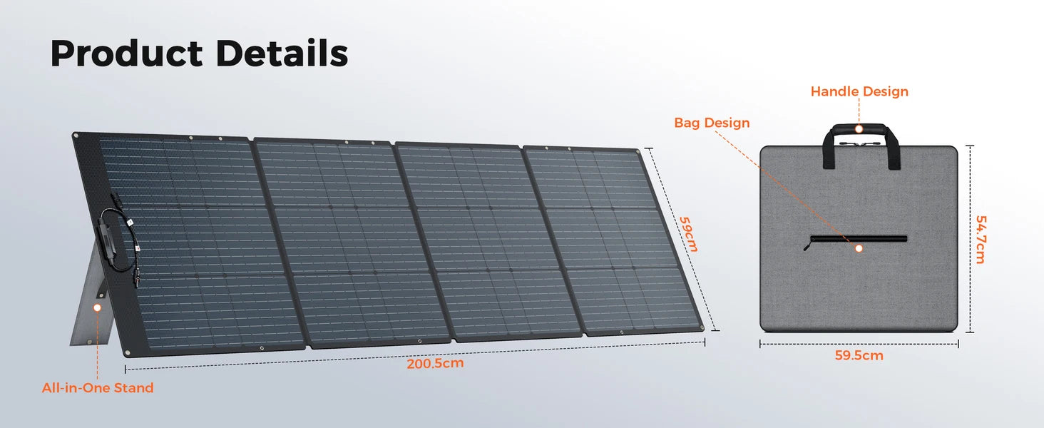 100W 200W 400W Foldable Solar Panel Portable Solar Charger