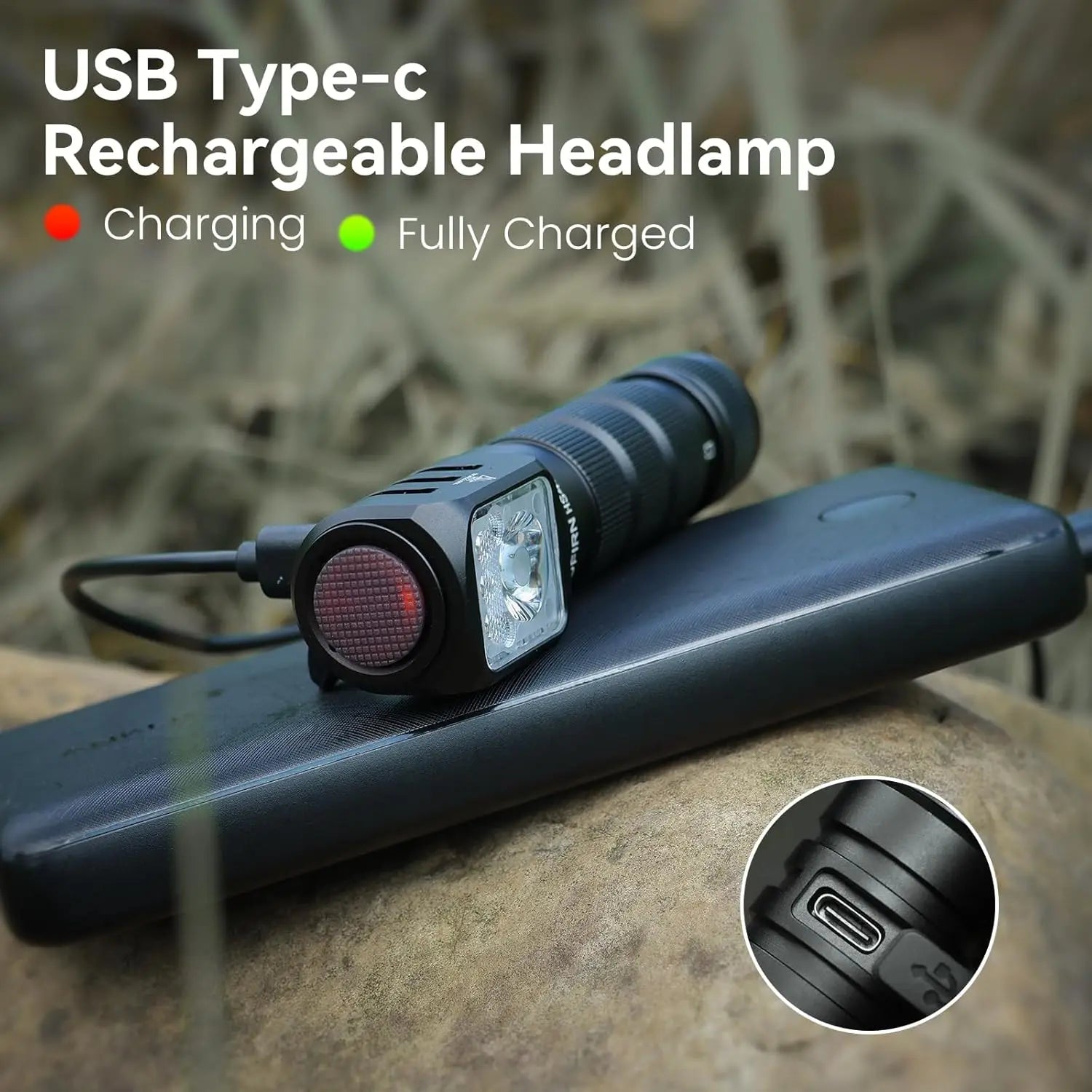 Sofirn HS42 Φακός κεφαλής 2100lm USB‑C Επαναφορτιζόμενος με Power Bank