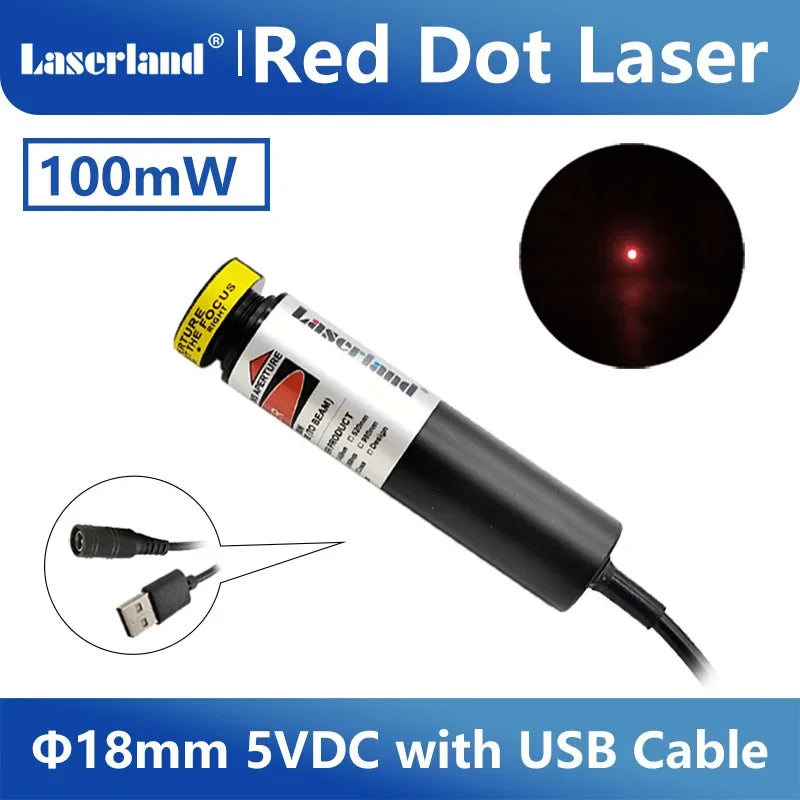 650 nm Laser Alignment Module - Beam Options