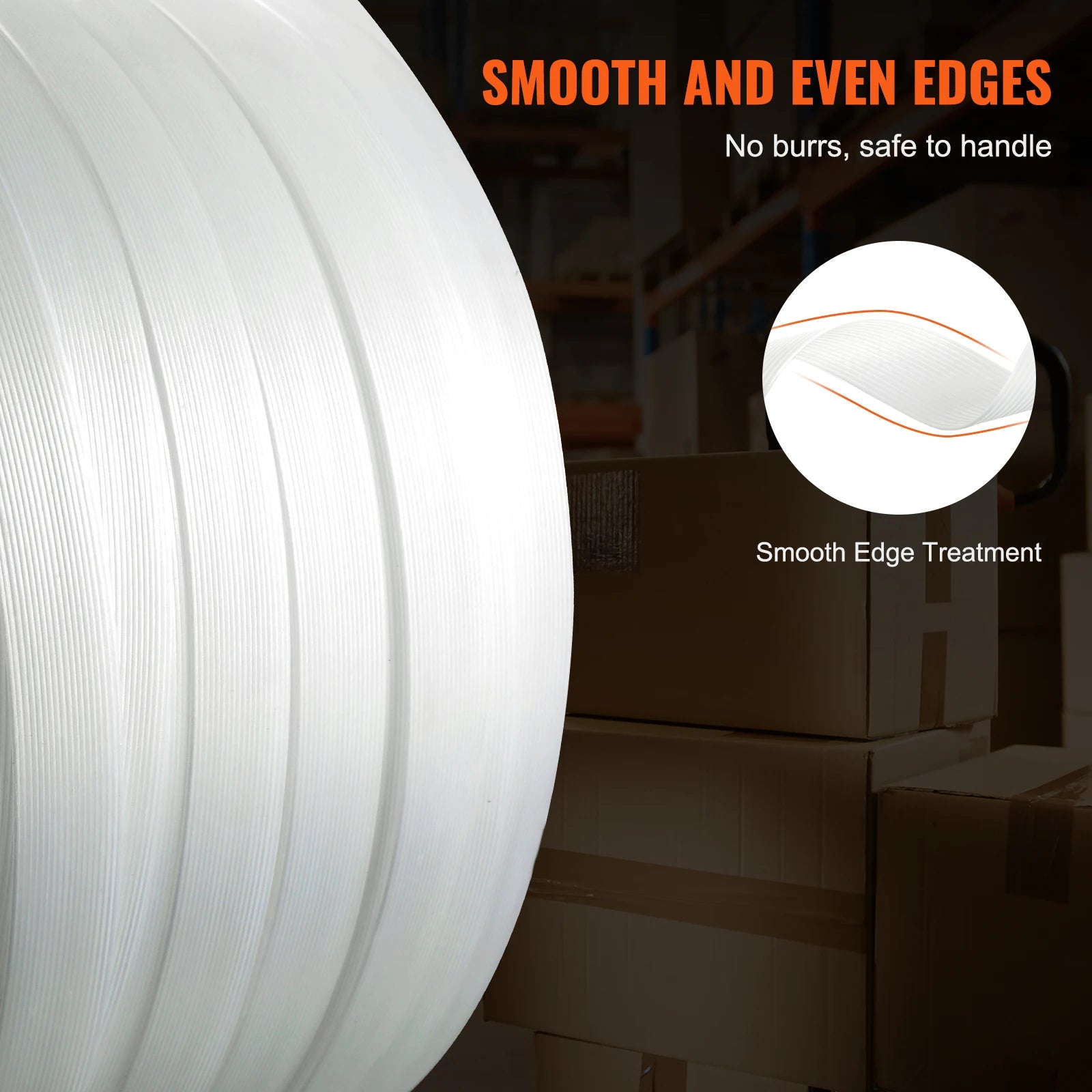 Woven Strapping Roll 330–1640ft Heavy Duty Pallet Packaging Band