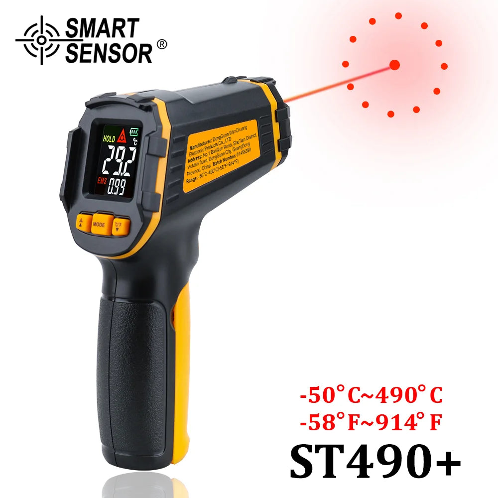 AE320 infrared surface thermometer with box and manual