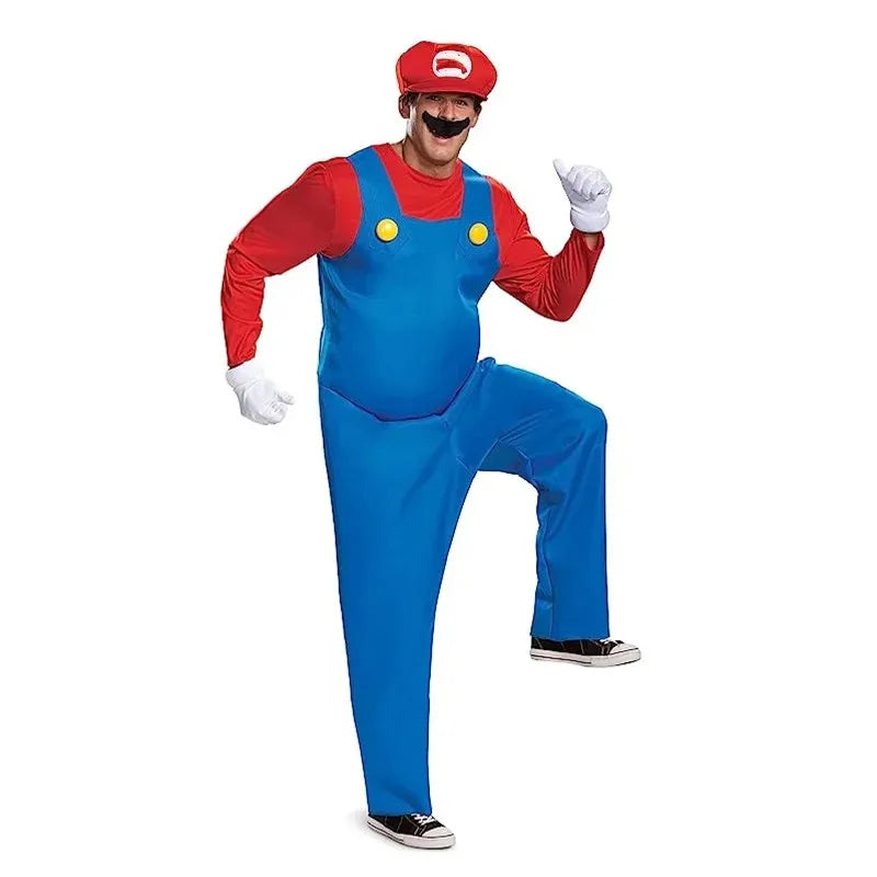 Disguise Men's Mario Costume for Adults with Hat and Mustache